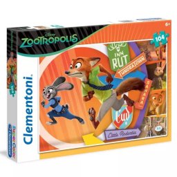 Clementoni: Zootropolis 2025 - Puzzle 104 piese