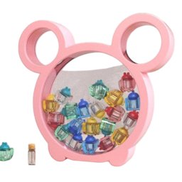 Cutie pentru pastrarea dintisorilor de lapte, Ursulet, roz