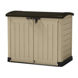 Lada depozitare gradina SIO ARC 230437, 146 x 82 x 120 cm, Bej
