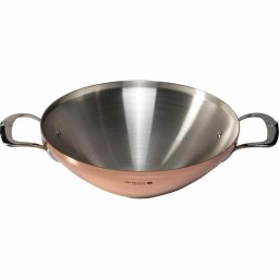 Tigai si seturi De Buyer Prima Matera Wok induct ion copper/steel with 2 handles