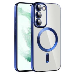 Husa Husa pentru Samsung Galaxy S21 FE 5G - Techsuit Luxury Crystal MagSafe - Deep Blue