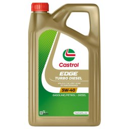 EDGE Turbo Diesel 5W-40, 4 X 5 LT ACEA C3 API SN/CF Dexos2 VW 502 00 / 505 00/ 505.01 MB 229.31 MB 229.51 Fiat 9.55535-S2 RN 0700 / RN 0710 Ford WSS-M2C917-A MB 226.5