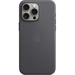 Husa Silicone Case with MagSafe pentru iPhone 15 Pro Max, Black