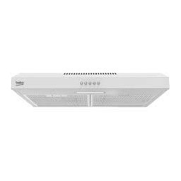 Accesorii si piese hote Hota de bucatarie Beko, Standard, 60 cm,3 trepte de viteza, 201 mc/h, clasa C, filtru metalic, 1x2W lampa iluminare, alb