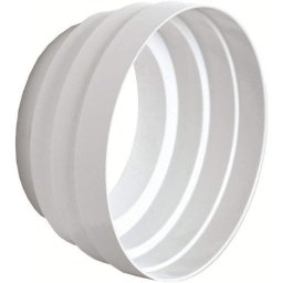 Accesorii si piese hote Reductie tub pentru hota Faber 112.0157.302, 125 la 100 mm, Alb