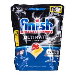 Diverse articole de curatenie FINISH Ultimate All in One Lemon, tablete detergent pentru masina de spalat vase, 60buc/cutie