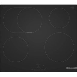 Plita incorporabila cu inductie Seria 4 PIF61ABB5E, 60 cm, 4 zone, TouchSelect, RoasterZone, PowerBoost, Matt Black