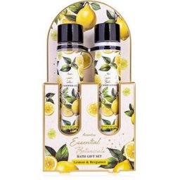 Lemon & Bergamot Essential Botanicals Body Care Set - Dárková sada ve zkumavkách