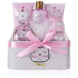Princess Kitty Gift Box - Dárková sada v třpytivém košíku