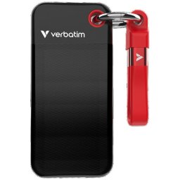 SSD Extern 512 GB USB 3.2 Gen 2 "32284" - Citire 1000 MB/s, Scriere 1000 MB/s, 10 Gbps, Negru/Rosu