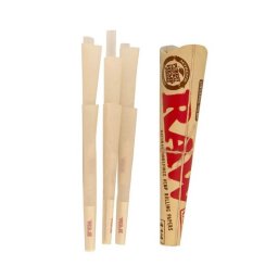 Raw Conuri pre-rulate Organic din canepa 1/4 x6