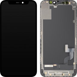 Display cu Touchscreen MP compatibil cu Apple iPhone 12 mini, cu Rama, Versiune OLED FHD IC Movable, Negru