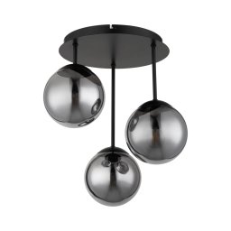 Globo 47441-3S - Lustru aplicat HARMON 3xE14/25W/230V negru