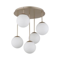 Globo 47441-5CH - Lustru aplicat HARMON 5xE14/25W/230V alamă