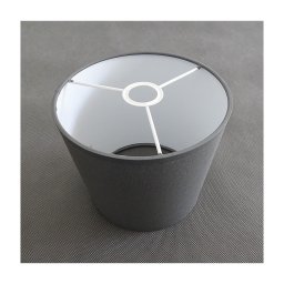 Abajur de schimb pentru candelabru PICO E14, diametru 18 cm, gri