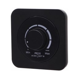 Aigostar - Variator de lumină cu ramă 250V/10A, negru