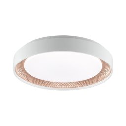 Brilliant - Plafonieră LED dimabilă WALDO LED/24W/230V alb/aur roz + telecomandă