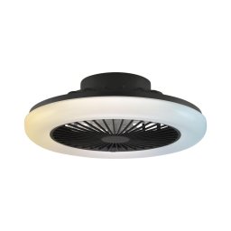 Brilliant -LED dimabil plafonieră cu ventilator MONTERO LED/20W/230V negru+telecomandă