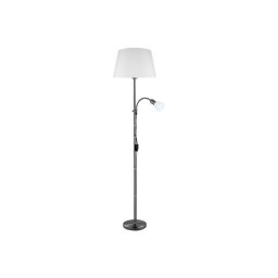 Eglo 31178 - Lampadar ALMACEN 1xE27/60W/230V + 1xE14/25W negru/alb