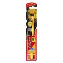 Set 4 x Periuta de Dinti Colgate 360 Charcoal Gold, cu Peri Moi