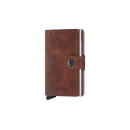 SECRID Portofel Miniwallet Vintage Brown MV-Brown