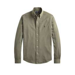 POLO RALPH LAUREN Cămaşă Featherweight Mesh-Lsl-Knt 710654408504 300 green