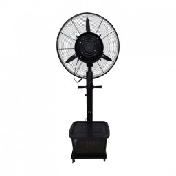 Ventilator cu pulverizare de apa Lamarque LFM-3343BL, 260 W, 26 inch, 41 L, Pana la 50 m³, Motor din aluminiu, 3 viteze, Negru