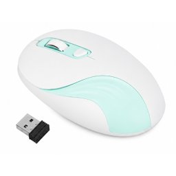 Mouse wireless QM75 cu receptor USB design ergonomic pentru computere de birou