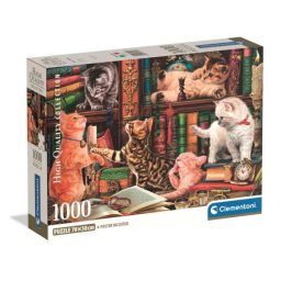 Clementoni: Pisici curioase, puzzle compact 1000 piese