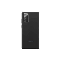 Husa Galaxy Note 20 (N980) - Capac protectie spate Silicone Cover, Negru
