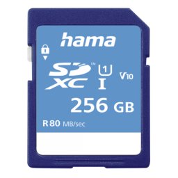 Card memorie Card de memorie SDXC Hama 256 GB, UHS-I, Class 10, Citire 80 MB/s