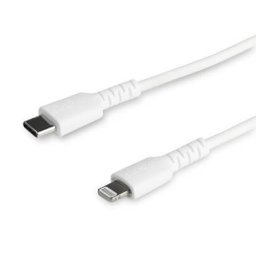 StarTech.com 2m USB C to Lightning Cable - iPhone iPad Fast Charging Durable White Charge & Sync Cord w/Aramid Fiber Apple MFI Certified - Lightning cable - Lightning / USB 2.0 - 2 m