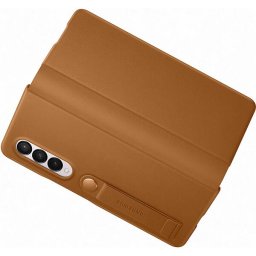 Flip Cover Galaxy Fold 3 Leather Camel