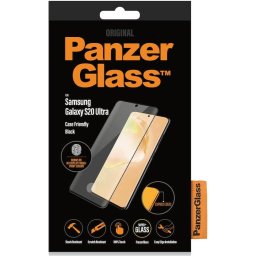 sticla pentru Samsung Galaxy S20 Ultra, Transparenta / Rama Neagra