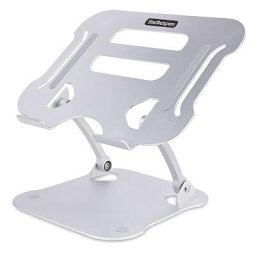 Adjustable Height Aluminum Portable Supports up to 22lb 10kg Foldable Laptop Holder for Desk Angled Notebook Computer Riser/Lift