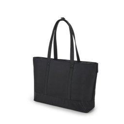 Geanta 14.1 inch "Shopper Eco MOTION", Poliester, Negru - Design Practic, Aspect Office Chic
