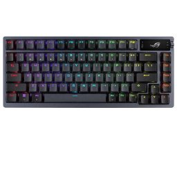Tastatura mecanica gaming bluetooth ROG Azoth PBT NX Red iluminare RGB Neagra