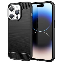 Husa Husa pentru Xiaomi Redmi Note 13 Pro+ - Techsuit Carbon Silicone - Black