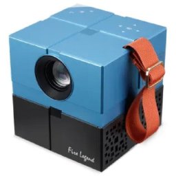 Videoproiector Beamer QH12a 135 ANSI Lumen DLP 3D FWVGA blue/black