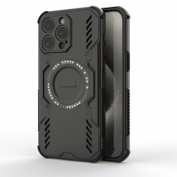 Husa Husa pentru iPhone 15 Pro - Techsuit ArmorMag Case - Black