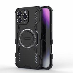 Husa Husa pentru iPhone 16 Pro Max - Techsuit ArmorMag Case - Black