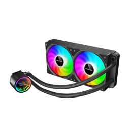 Cooler Lichid CPU DL-240A ARGB, 240mm, Universal AMD/Intel, Negru