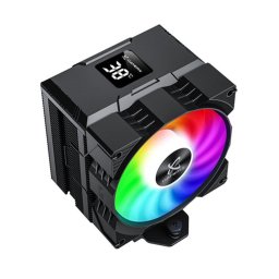 X-Gamerx Z-1300 ARGB cu afișaj digital al temperaturii, negru