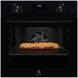 Cuptor incorporabil Electric 72 l Grill Ghidaj telescopic pe 1 nivel Timer cu display electronic Clasa A+ Negru