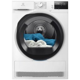 Uscatoare EW6D295GE, Pompa de caldura, 9 kg, Clasa C, Sistem uscare GentleCare + Sensicare, Usa reversibila, Alb