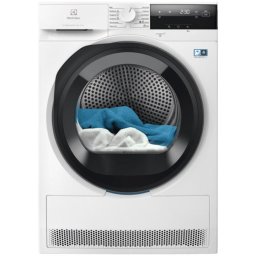 Uscator de rufe PerfectCare700 EW7D385AE, Pompa de caldura, 8 kg, Clasa C, Motor Inverter, DelicateCare, Display LED, Alb