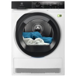 Uscatoare EW7D495UCE, Pompa de caldura, 9 kg, 11 programe, Clasa C, Wi-Fi, Motor Inverter, Display LED, DelicateCare, Sensicare, Usa reversibila, Iluminare interioara tambur, Alb