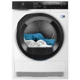 Uscatoare EW8D495MC, Pompa de caldura, 8 kg, Clasa C, Sistem uscare SteamCare+Sensicare+senzori 3DSense, Motor Inverter, Iluminare tambur, Usa reversibila, Alb