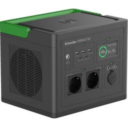 Powerstation OffGrid Portable Power Station 730, 738Wh Lithium-ion, LCD, 2 CEE 7/3 Schuko outlets, Sinewave, 3 USB-A, 2 USB-C, Wireless Charger
