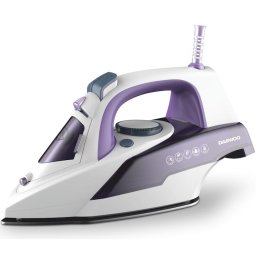 Fier de calcat DSI3000P, 3000 W, talpa ceramica, jet abur puternic 25 g/minut, abur vertical, auto curatare, anti picurare, anti calcar, capacitate rezervor 300 ml, alb/mov